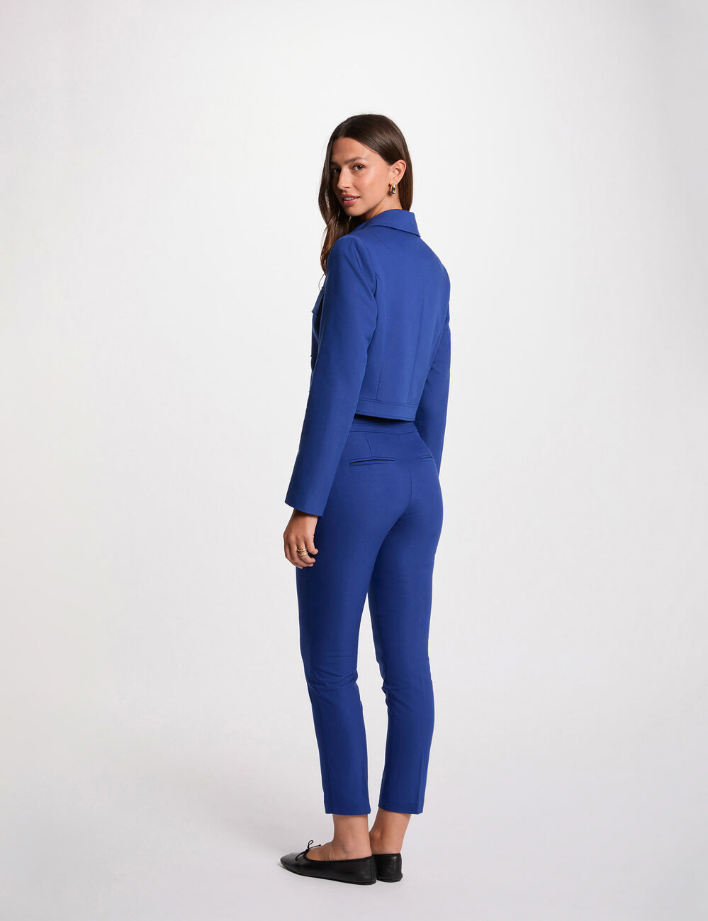 7/8-Zigarettenhose elektrisch blau damen