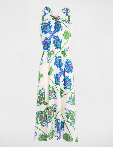 midi trapezkleid mit print mehrfarbig damen Midi-Trapezkleid mit Print mehrfarbig damen