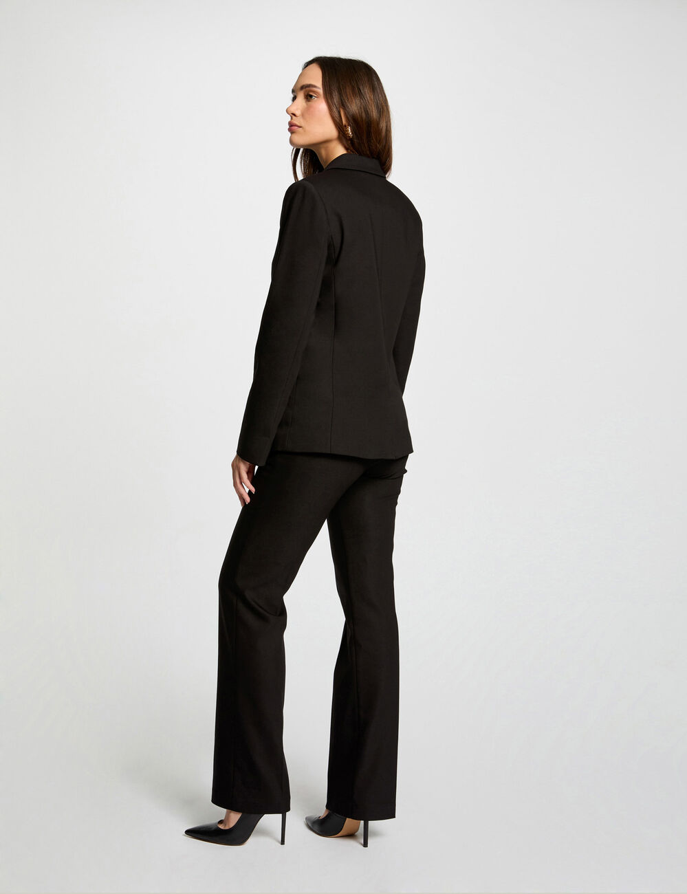 Figurbetonte Hose schwarz damen