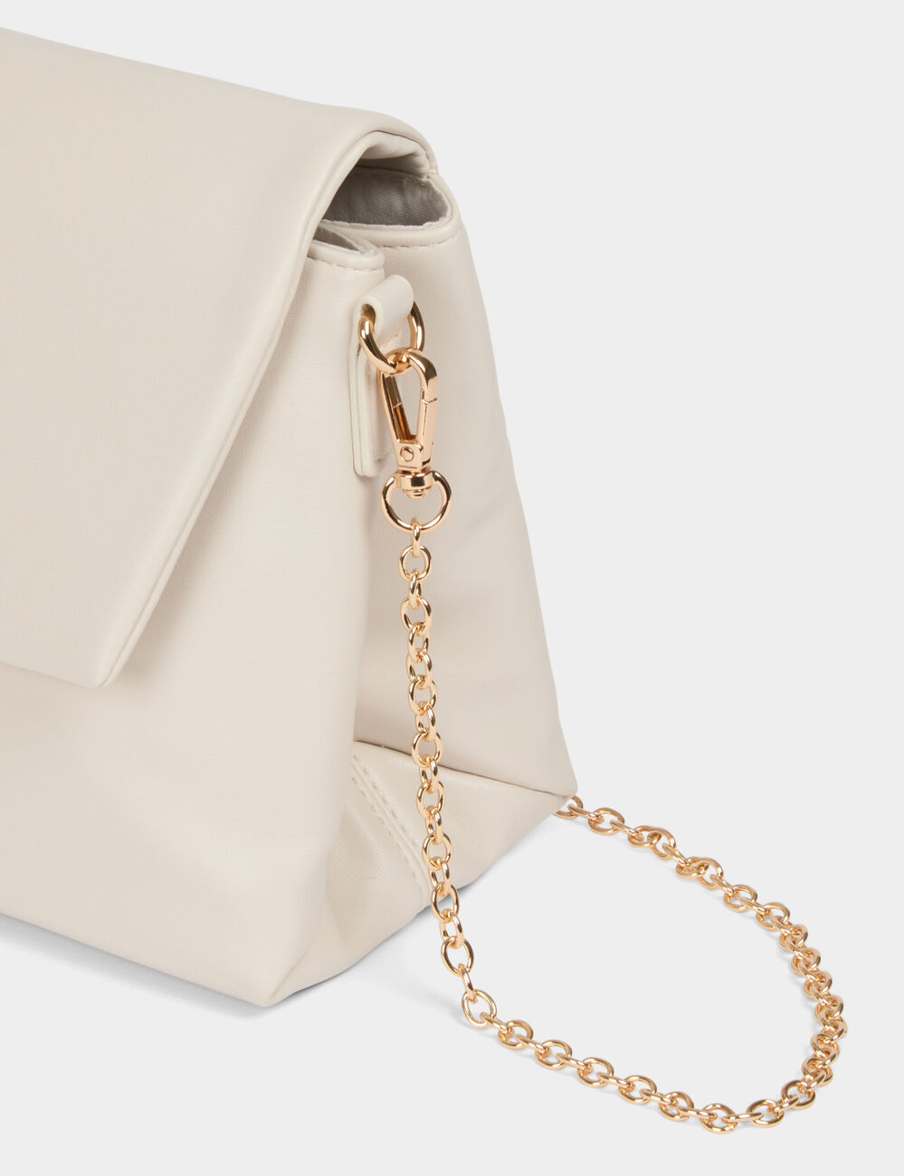 Sac pochette ivoire femme