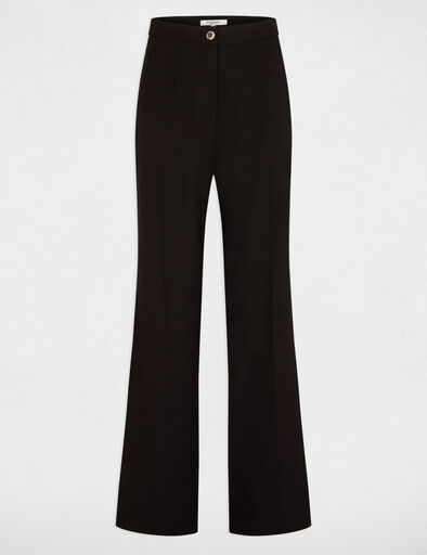 flare hose mit abnahern schwarz damen Flare-Hose mit Abnähern schwarz damen