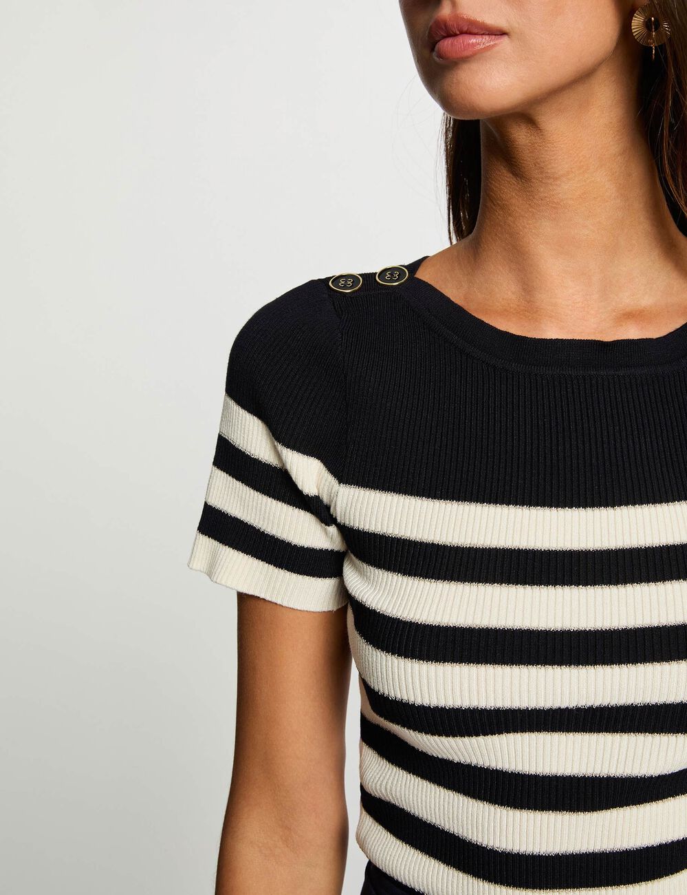 Pullover mit Rundkragen marineblau damen