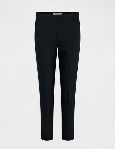 pantalon cigarette 78eme bleu marine femme Pantalon cigarette 7/8ème bleu marine femme