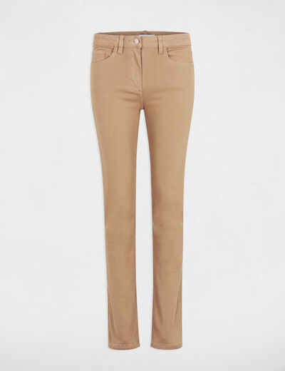 Gerade Hose kamel damen