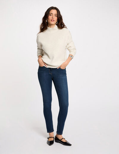 Slim Jeans in Standardgrösse rohes denim damen