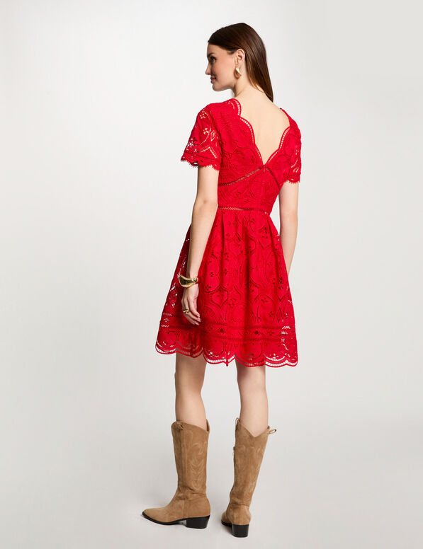 kurzes ausgestelltes kleid rot damen Kurzes, ausgestelltes Kleid rot damen
