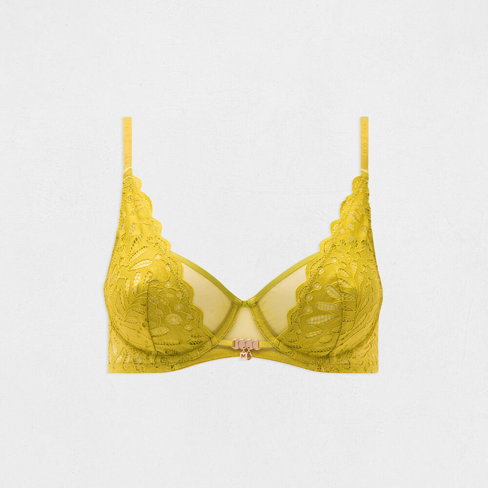 Soutien-gorge armatures vert femme
