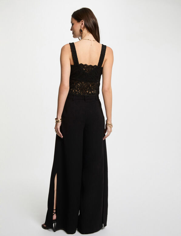 debardeur bretelles larges noir femme Débardeur bretelles larges noir femme