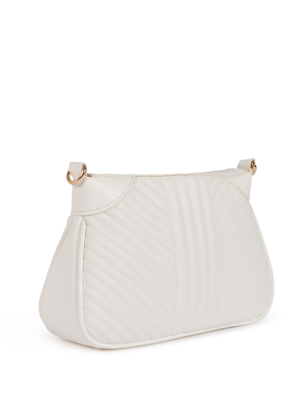 Sac matelassé blanc femme