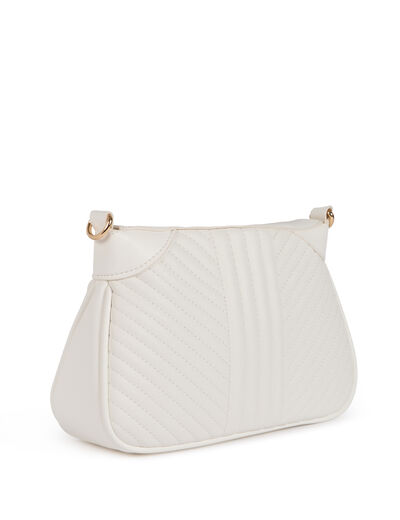 Sac matelassé blanc femme