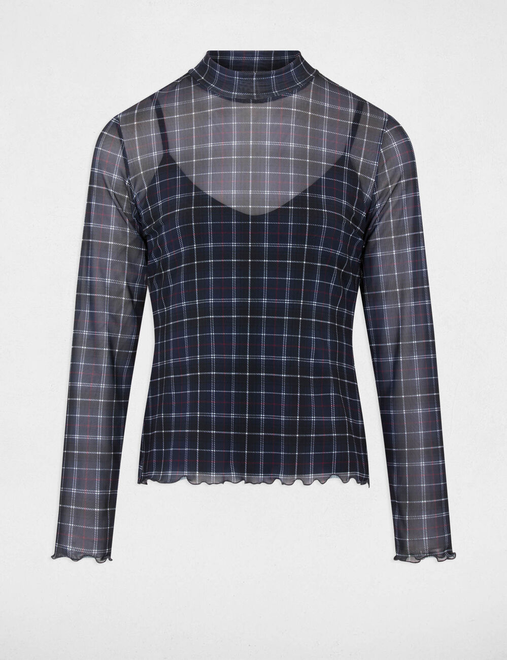 Figurbetontes T-Shirt mehrfarbig damen
