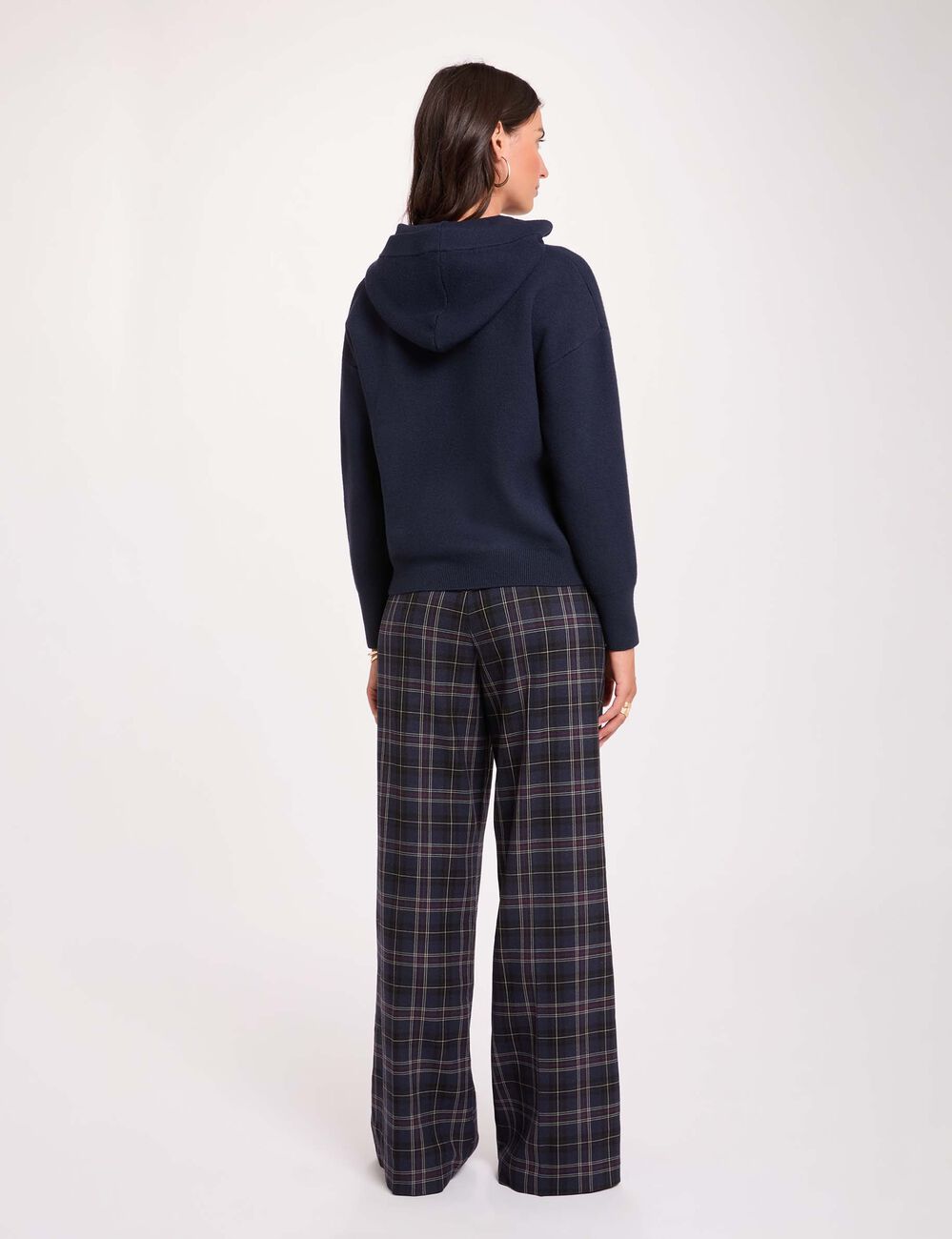 Kapuzensweatshirt marineblau damen