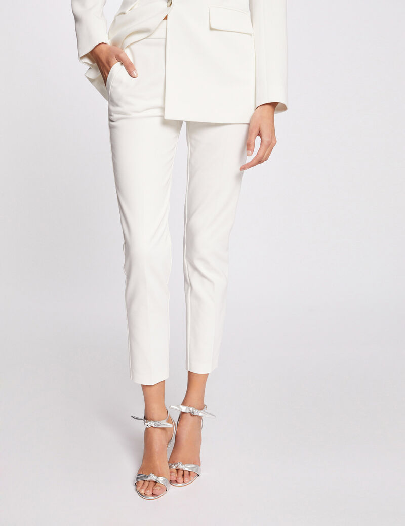 7/8-Zigarettenhose elfenbein damen