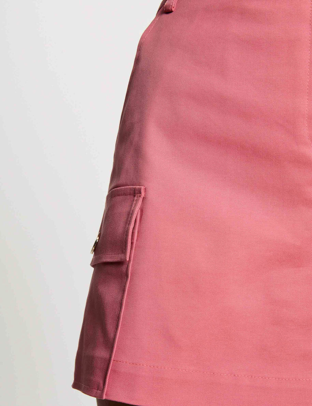 Jupe-short courte vieux rose femme