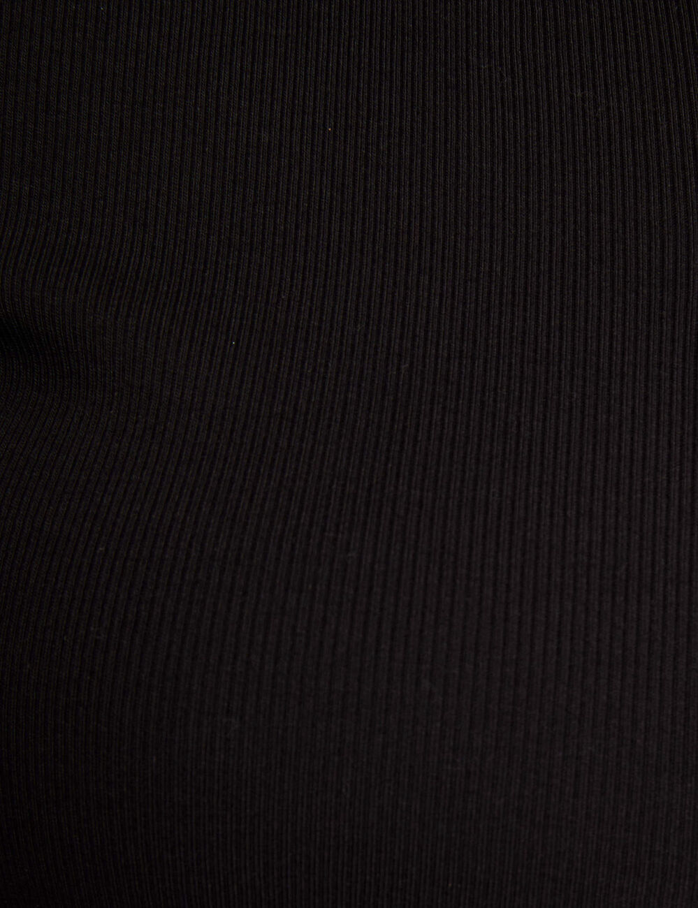 Kurzarm-T-Shirt schwarz damen