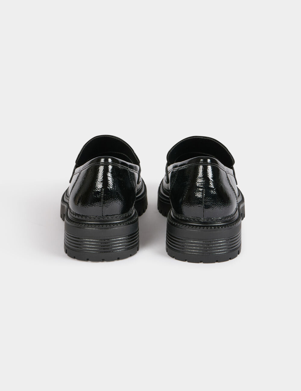 Mocassins vernis noir femme