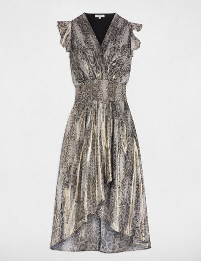 Robe longue cache c¿ur multicolore femme