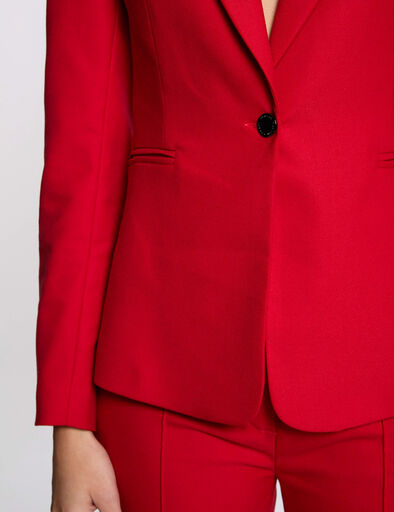 mittellanger blazer rot damen Mittellanger Blazer rot damen