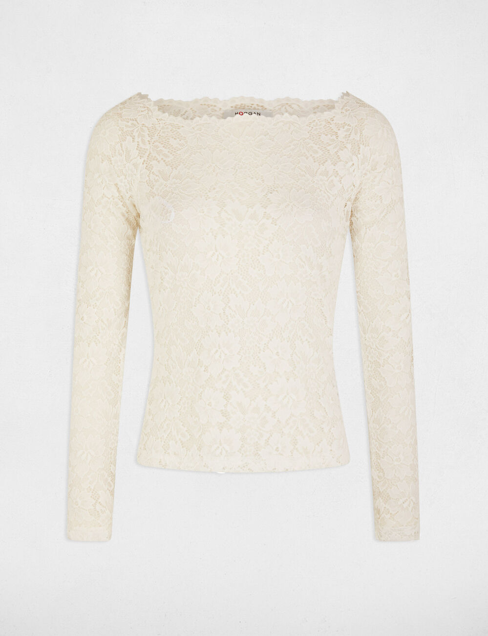 Langarmshirt weiss damen