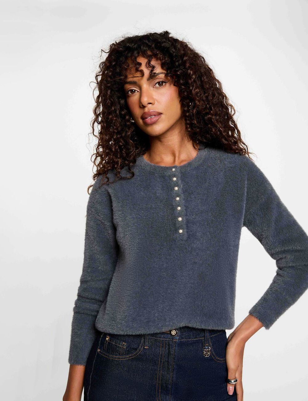 Pullover mit Rundhalsausschnitt damen