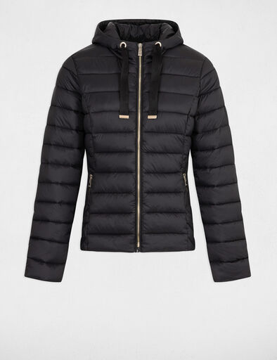 doudoune a capuche noir femme Doudoune à capuche noir femme