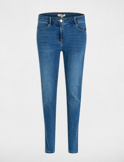 Slim Jeans in Standardgrösse stone denim damen