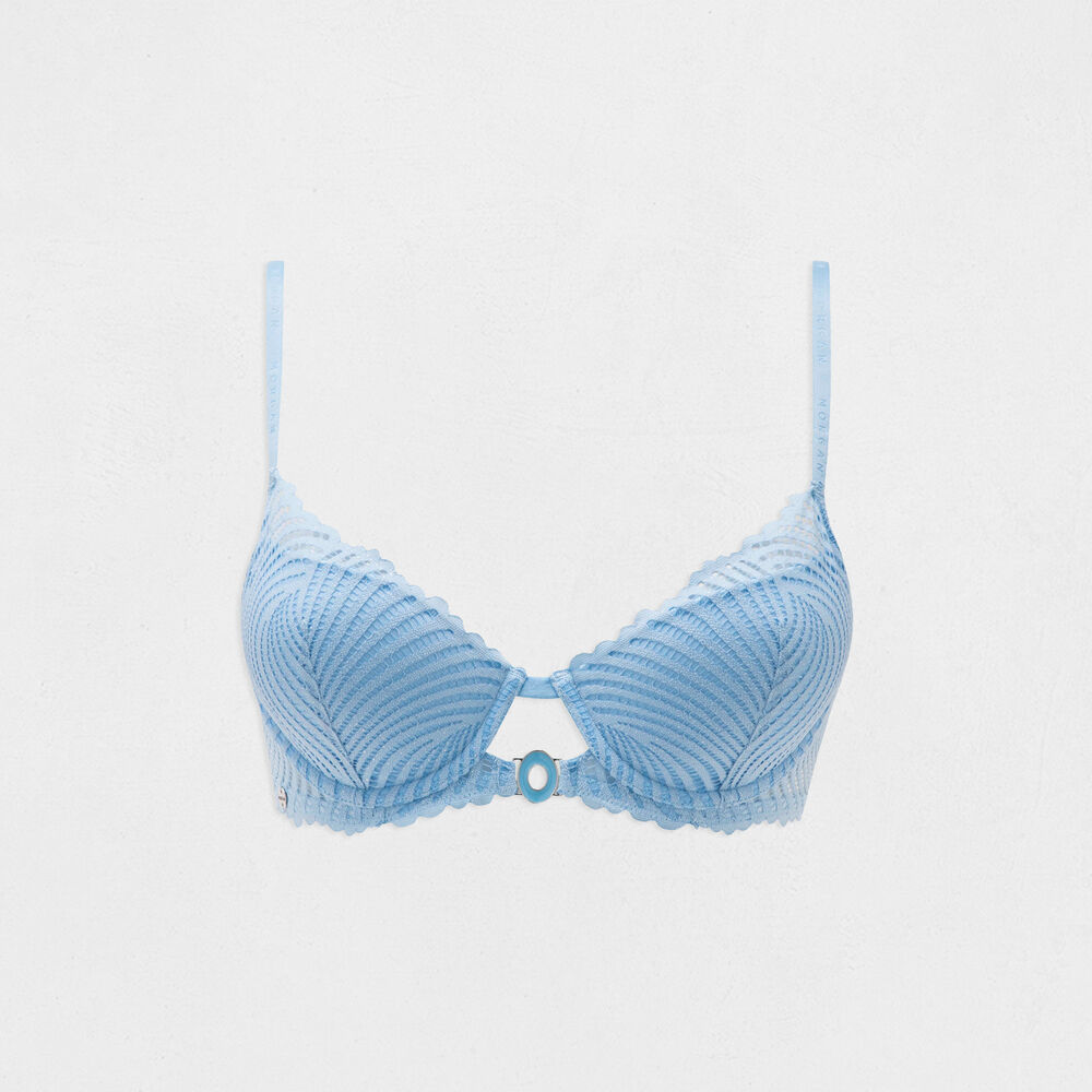 Soutien-gorge coques bleu femme