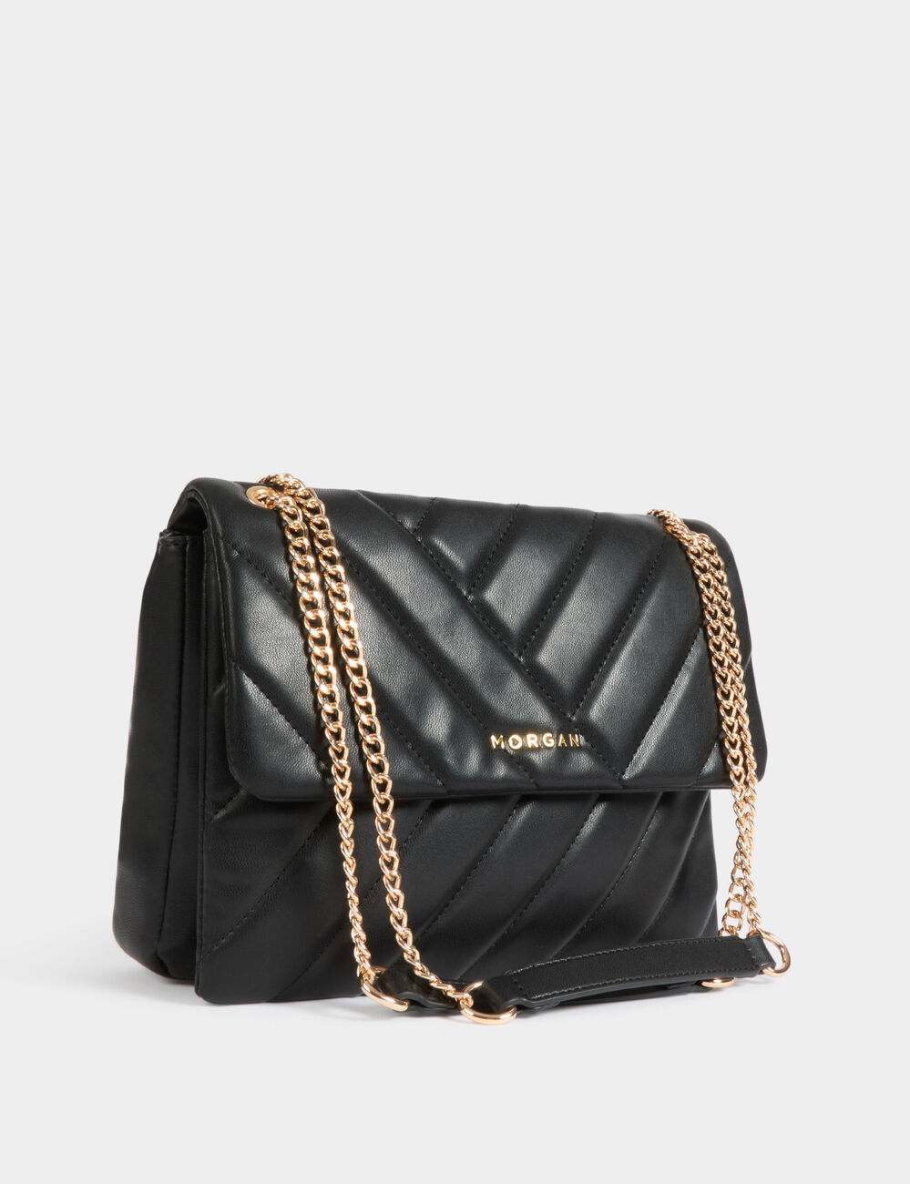 Sac matelassé noir femme