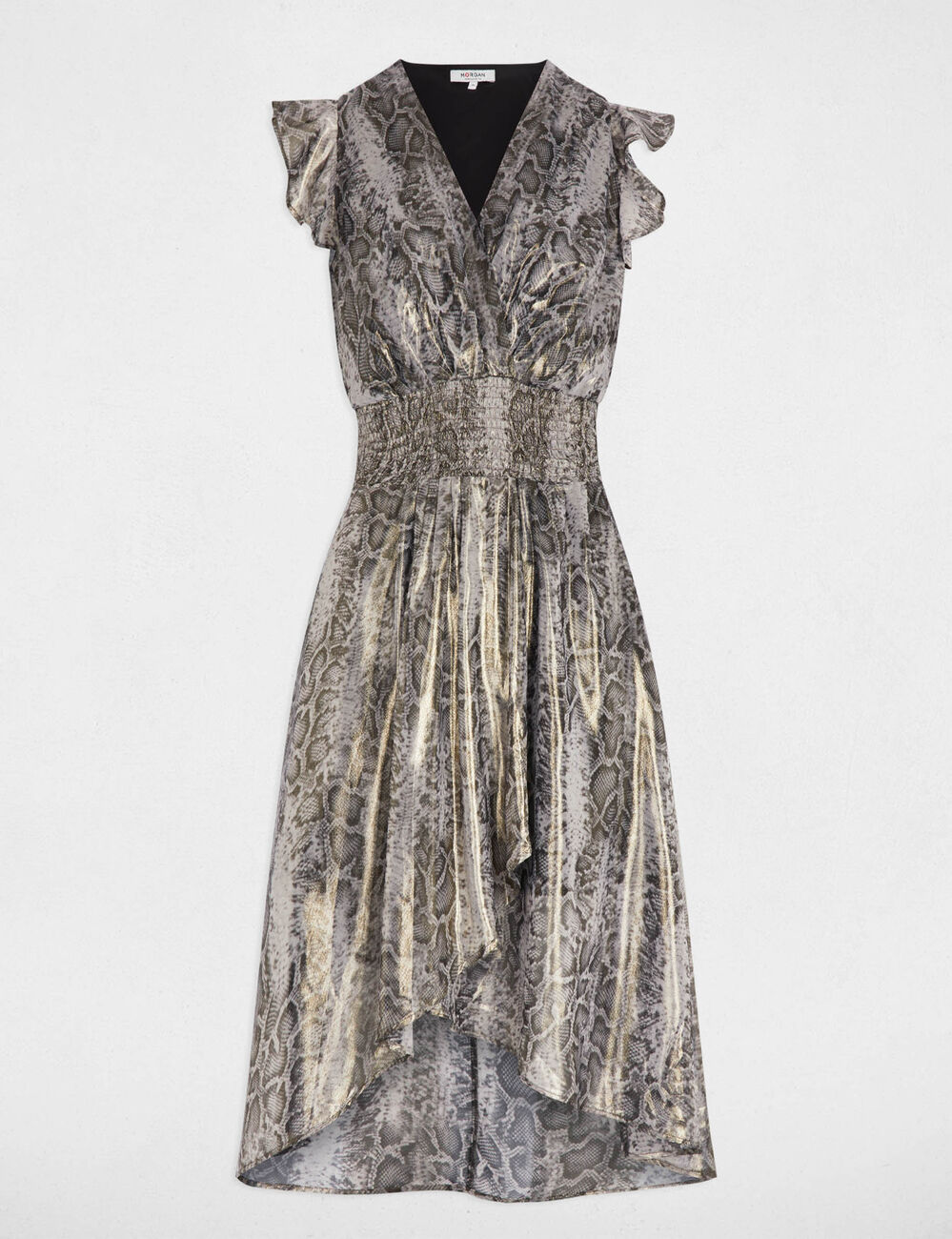 Robe longue cache c¿ur multicolore femme