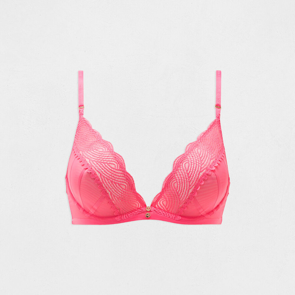 Soutien-gorge armatures rose femme