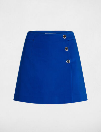 Kurze Shorts-Rock elektrisch blau damen