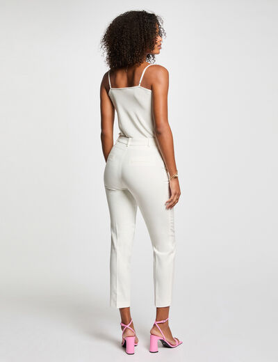7/8 Zigarettenhose weiss damen