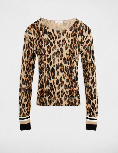 Pullover mit Rundhalsausschnitt mehrfarbig damen
