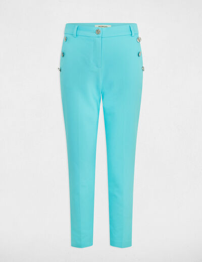 7/8 Zigarettenhose himmelblau damen
