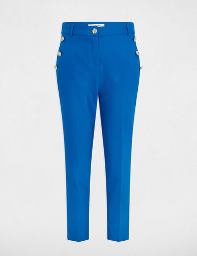7/8 Zigarettenhose elektrisch blau damen