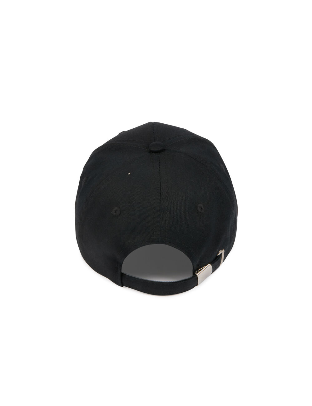 Kappe mit M-Stickerei schwarz damen