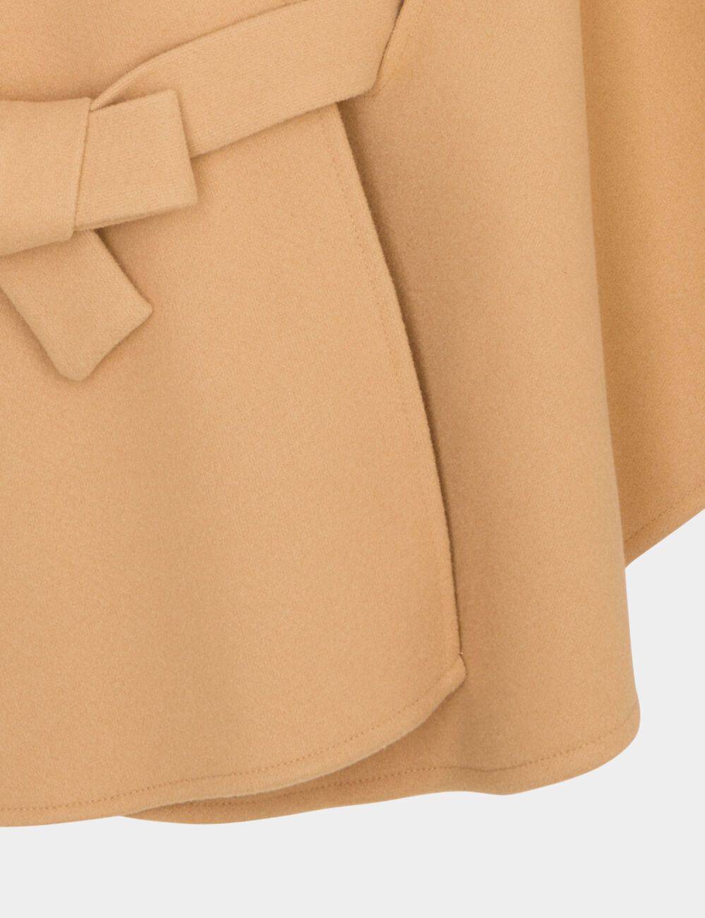 G&uuml;rtel-Cape beige damen
