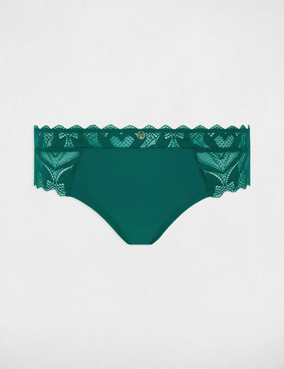 Spitzen-Shorty grün damen