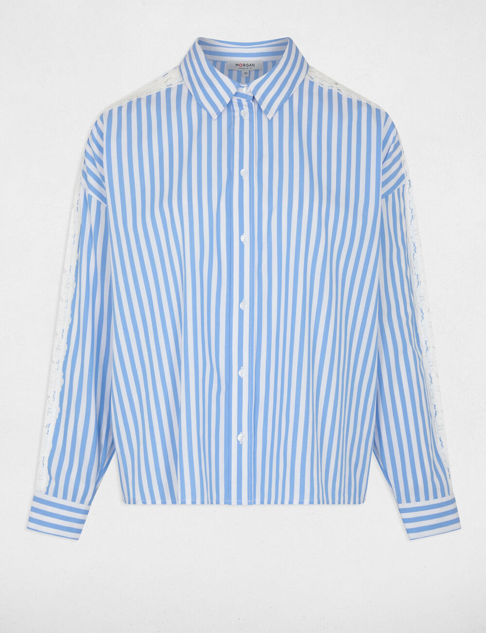 Gestreiftes Hemd mit langen &Auml;rmeln mehrfarbig damen