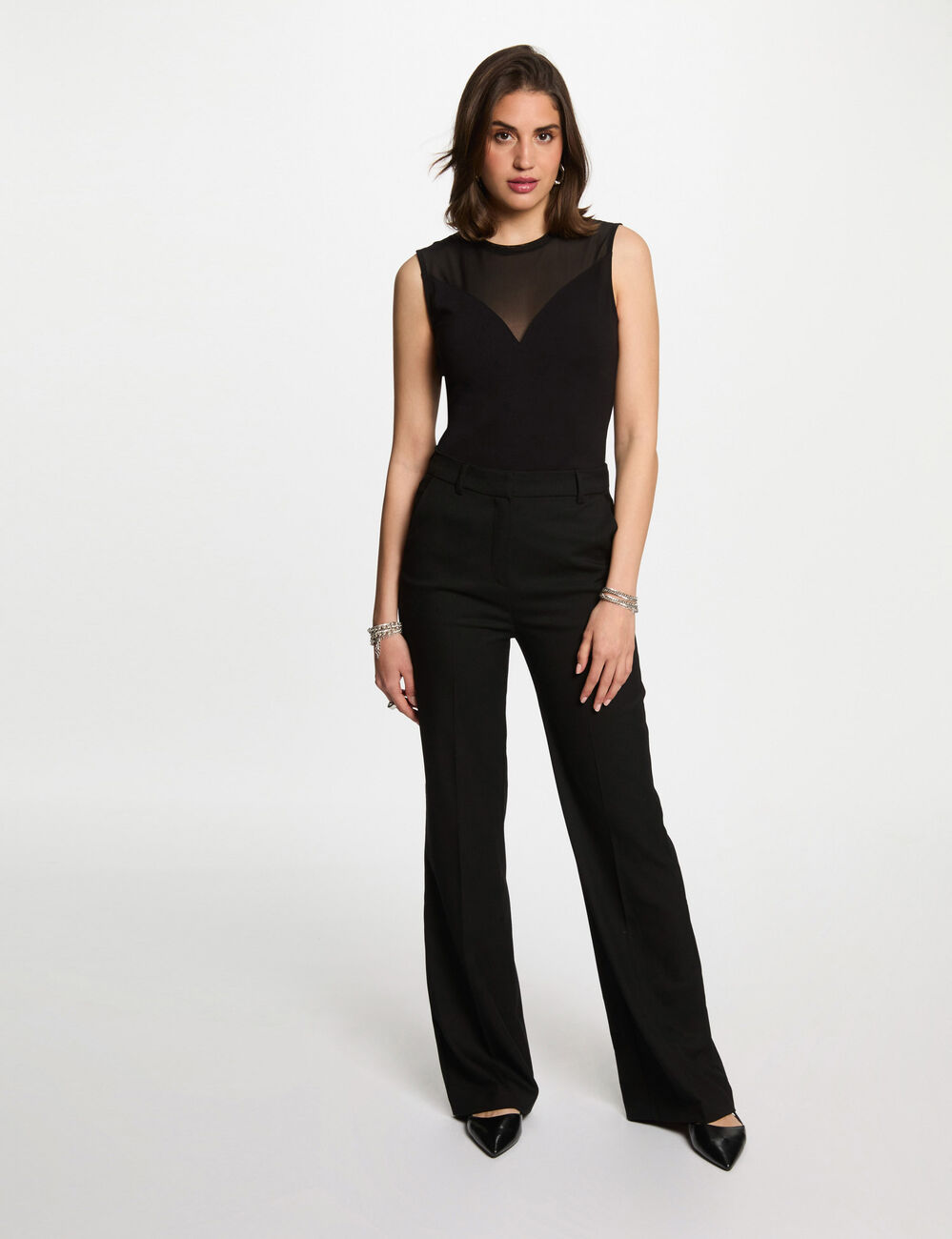 Tanktop schwarz damen