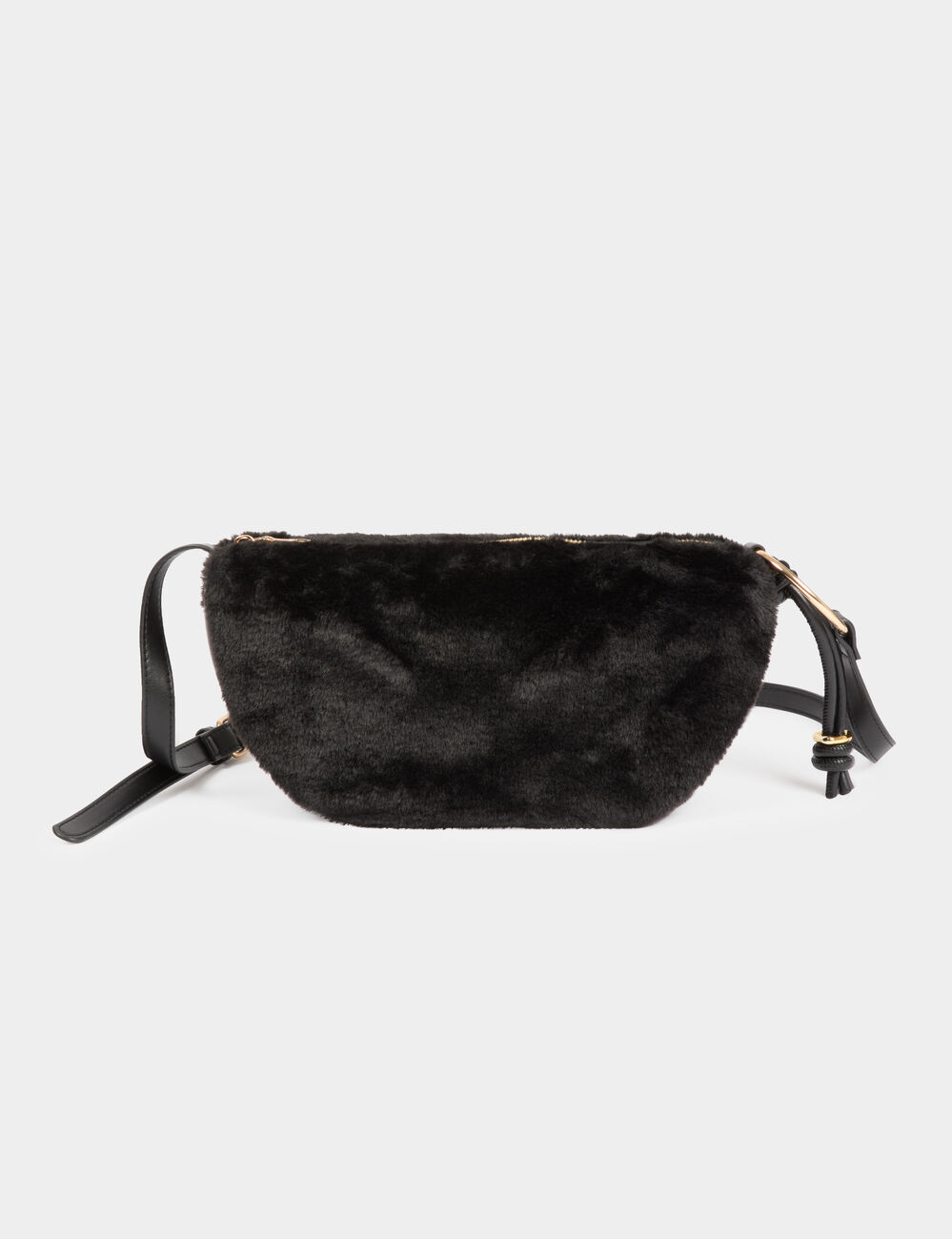 Halbmond-Tasche schwarz damen