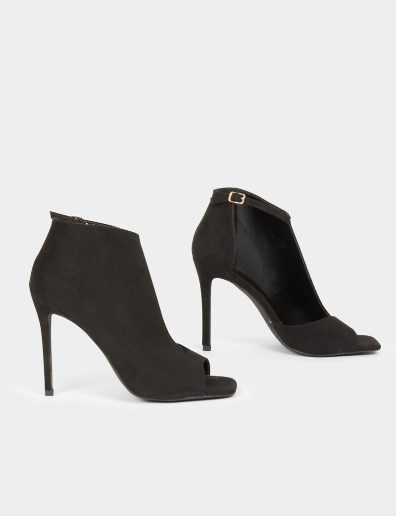 Sandalen mit Absatz schwarz damen
