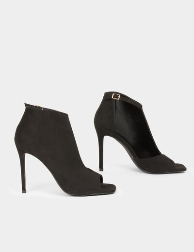 Sandalen mit Absatz schwarz damen