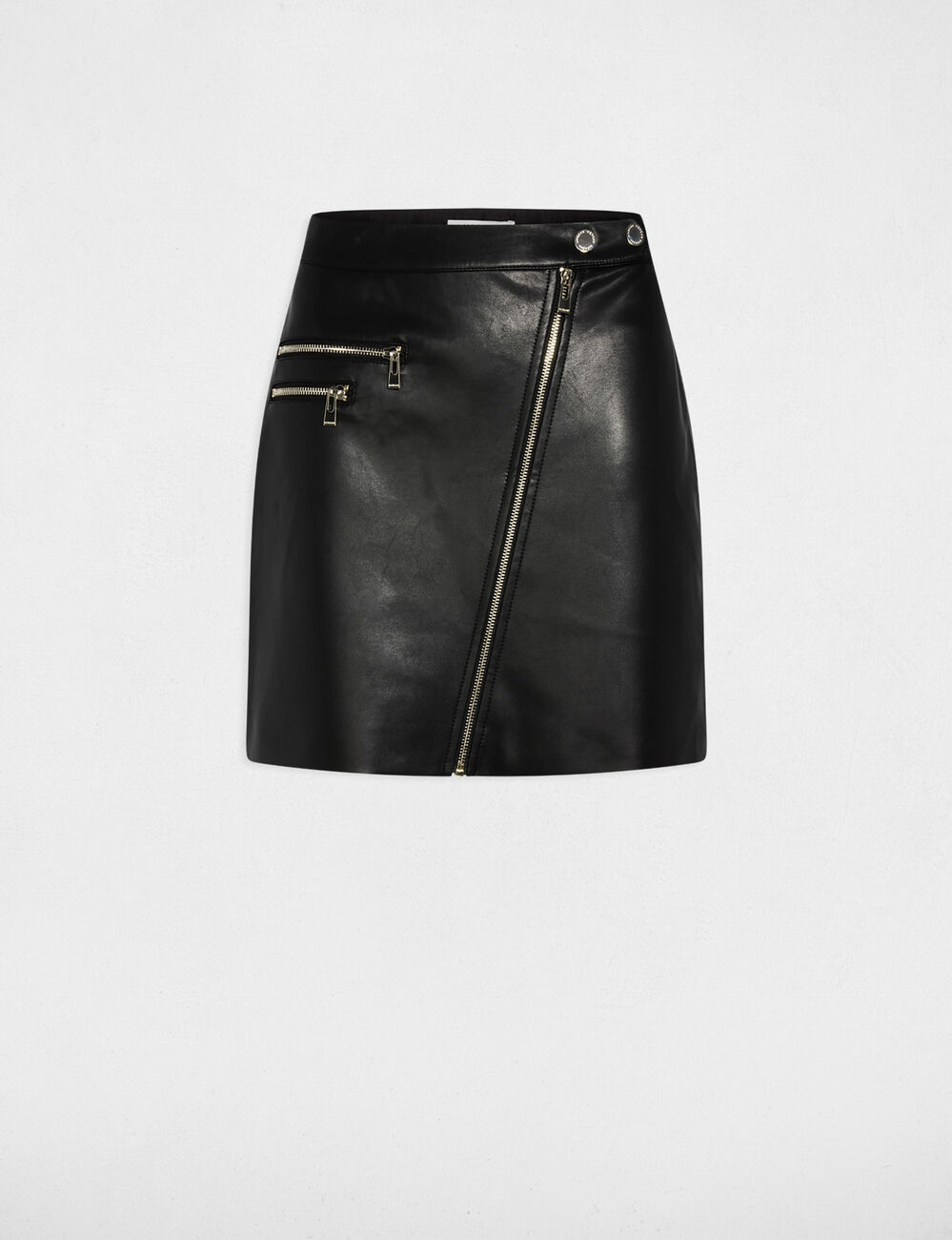 Jupe courte ajust&eacute;e noir femme