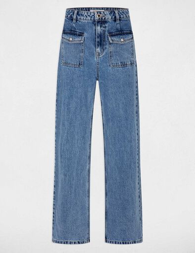 high waist wide leg jeans double stone denim damen High-Waist Wide-Leg Jeans double stone denim damen