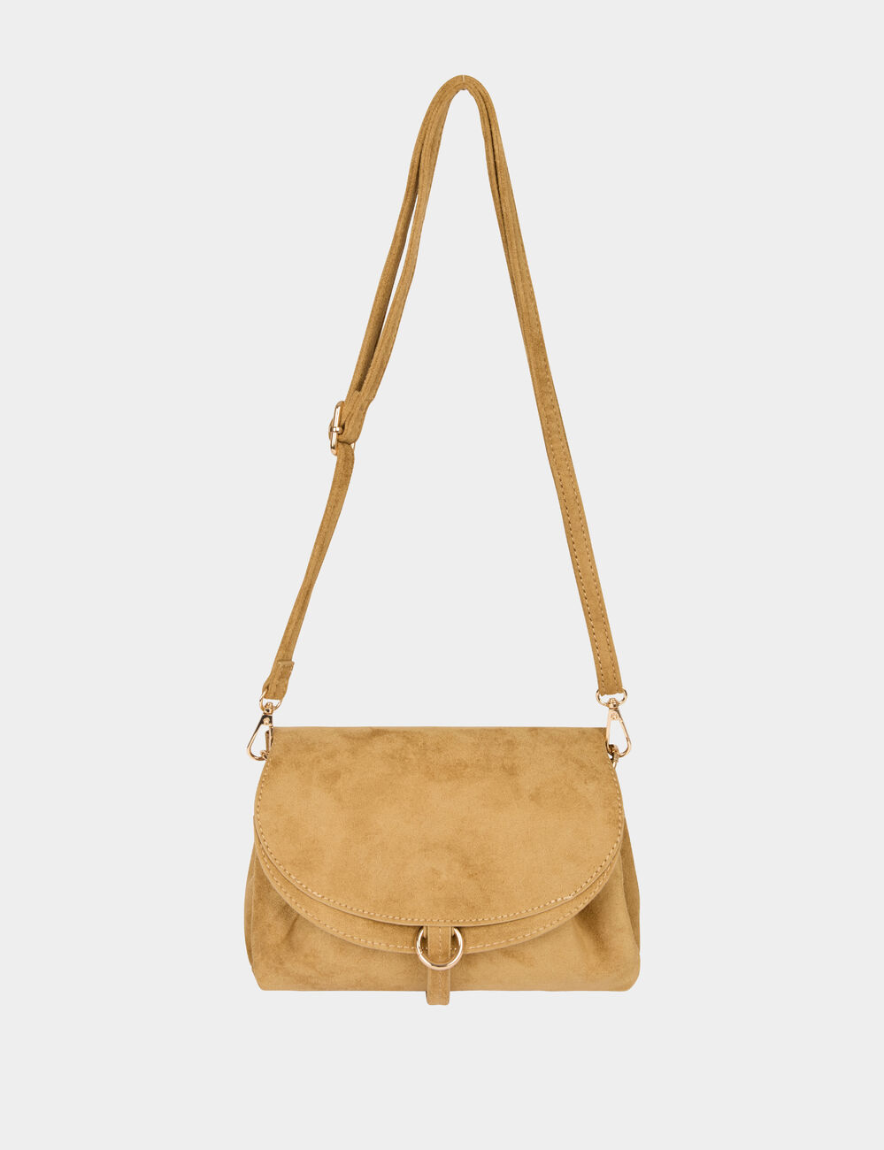 Weiche Wildledertasche beige damen