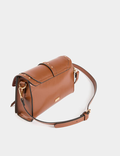 Sac avec clous marron femme