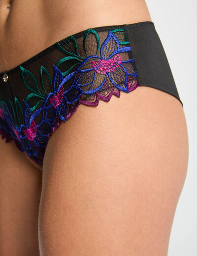 Spitzen-Shorty schwarz damen
