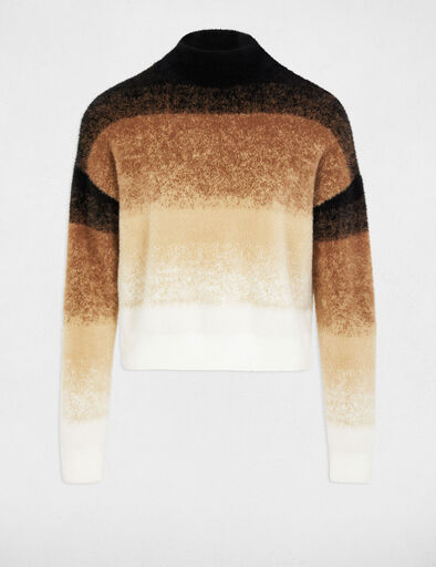 pull col montant camel femme Pull col montant camel femme