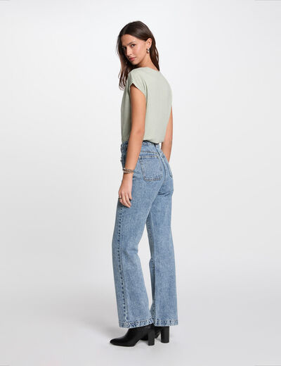 Weite Jeans double stone denim damen